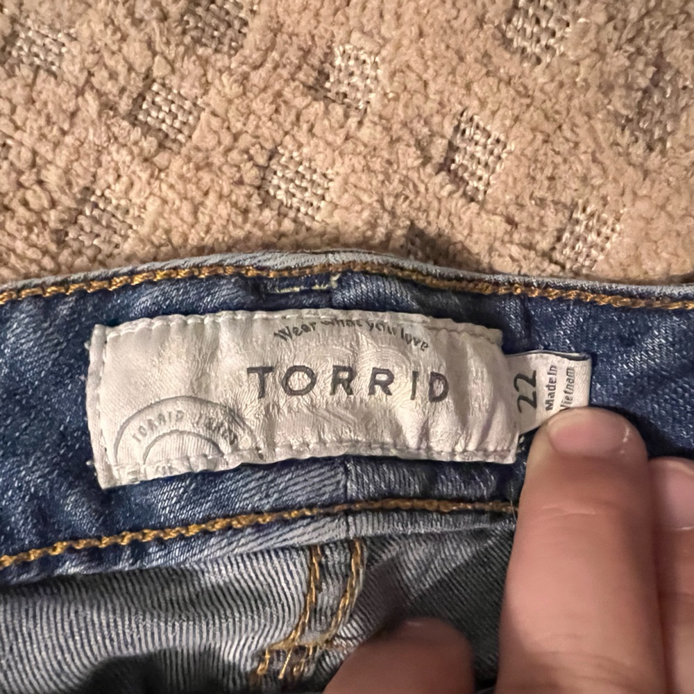 Torrid cut off jeans! Barely worn!